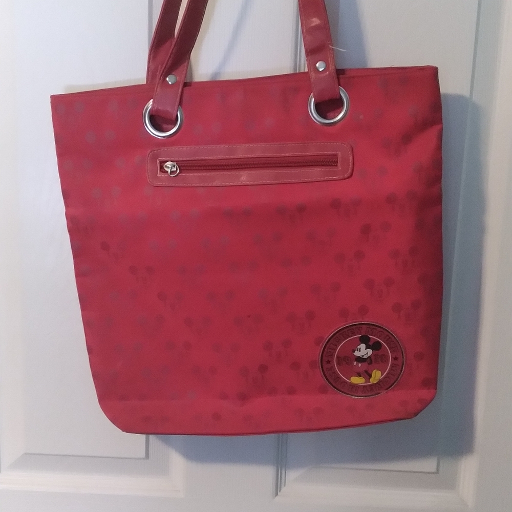 Disney's Mickey Mouse Varsity Mascot Red Bag/Purse